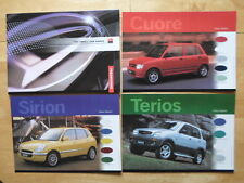 DAIHATSU RANGE orig 1999 2000 Reino Unido Mkt Folheto + Folhetos para Sirion Terios Cuore comprar usado  Enviando para Brazil