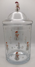 Snowman clear glass for sale  Acworth