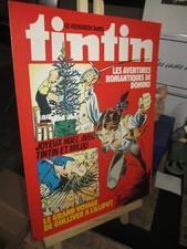 Tintin affiche cartonnée d'occasion  Roncq
