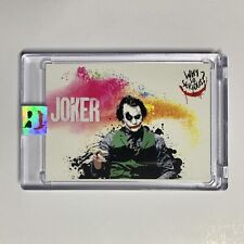 Usado, O Cavaleiro das Trevas Coringa colorblast Premium Artista Cartão De Impressão Com Estojo 🔥 Heath Ledger comprar usado  Enviando para Brazil