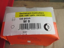 Packung hutmuttern sechskant gebraucht kaufen  Lotte