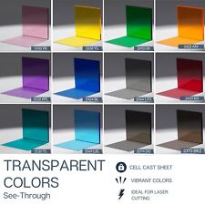 Transparent colored plexiglass d'occasion  Expédié en Belgium