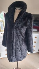 Faux fur coat for sale  MARKET RASEN