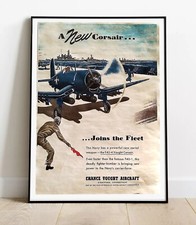 Poster retro f4u d'occasion  L'Isle-sur-la-Sorgue