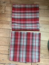 Red tartan cushion for sale  DOWNHAM MARKET