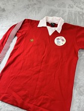 Camisa masculina vintage anos 80 vermelha Santos FC futebol vermelho médio Inglaterra, usado comprar usado  Enviando para Brazil