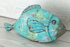 Pesce metallo soprammobile usato  Italia