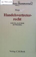 Handelsvertreterrecht 55 hgb gebraucht kaufen  Koblenz