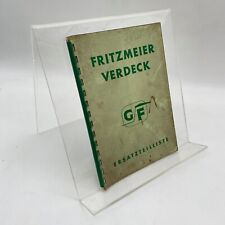 Fritzmeier verdeck typ gebraucht kaufen  Emden