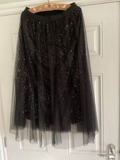 Sequin black tulle for sale  VENTNOR
