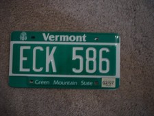 Vermont green license for sale  Portland