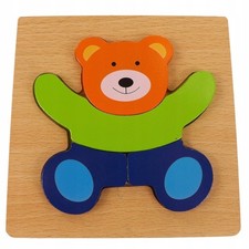 Puzzle drewniane edukacyjne klocki dla dzieci 15Mi na sprzedaż  PL