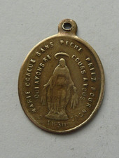 Ancienne medaille religieuse d'occasion Ancienne medaille religieuse d'occasion  Flers