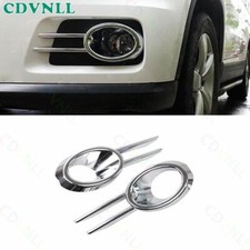 Tampa de para-choque dianteiro prata cromada para Volkswagen Tiguan 2010-2012 comprar usado  Enviando para Brazil