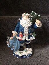 Resin blue santa for sale  SHIPSTON-ON-STOUR