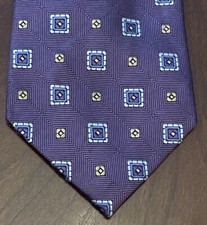 Jos. Gravata masculina A.bank ouro roxo 100% seda importada feita na China comprar usado  Enviando para Brazil