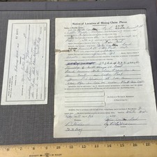 Gold mining receipt for sale  Little Rock