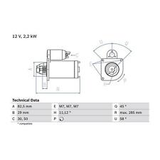Cashback bosch starter for sale  BIRMINGHAM