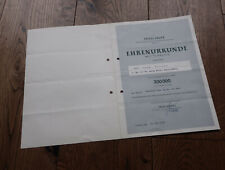 Ehrenurkunde 200000 kilometer gebraucht kaufen  Hamburg