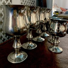 Pewter wine goblet for sale  EXMOUTH