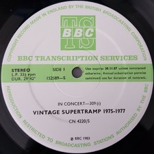 Supertramp In Concert-309 NM or M-/VG+ TBO comprar usado  Enviando para Brazil