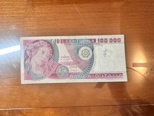 Repubblica lire 100000 usato  Rivoli