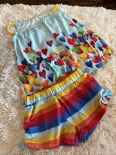 Rainbow hearts stripes for sale  Plano