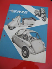 Heinkel gesamtprogramm 1956 gebraucht kaufen  Neuenstein