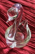 Glass swan dish for sale  LONDON