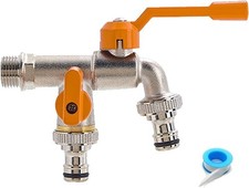 Brass double water for sale  DERBY