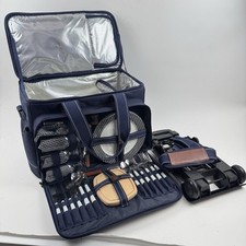 Refrigerador de piquenique Picnic at Ascot Deluxe para bolsa de viagem quatro sobre rodas, usado comprar usado  Enviando para Brazil