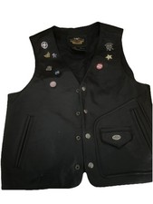 Vtg leather biker for sale  SWANSEA