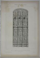 Lithographie porte bois d'occasion  Rioz