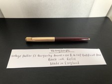 Vintage parker burgundy for sale  SHEFFIELD