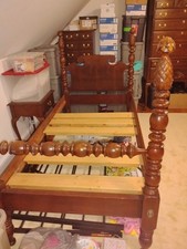 Poster wooden bedframe for sale  Loudonville
