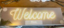 Welcome led neon for sale  CHOPPINGTON