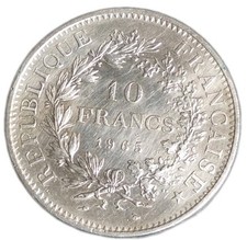 Francs argent semeuse d'occasion  La Chapelle-en-Serval