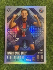 Warren Zaïre-Emery Topps Match Attax 2024-25 BD LE 4 Limited Edition Blue Diamon comprar usado  Enviando para Brazil