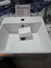 Oito lotes de vaidade Caroma Carboni sem costura branca 1TH 866015W comprar usado  Enviando para Brazil