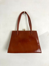 Vintage leather handbag for sale  BRADFORD