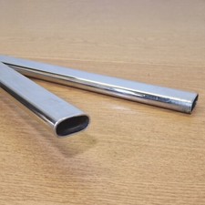 Steel tube chromed for sale  COVENTRY