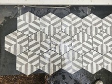 Hexagonal shaped grey for sale  LONDON