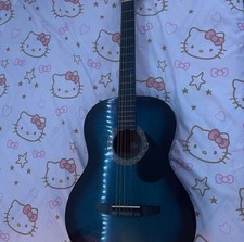 Guitarra acústica azul BCP comprar usado  Enviando para Brazil