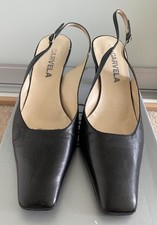 Black leather square for sale  STOCKPORT
