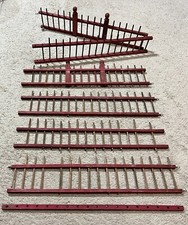 Antigo Grande Esgrima de Madeira para Layout de Trem de Vila de Natal 18" de Comprimento x 5" de Altura, usado comprar usado  Enviando para Brazil
