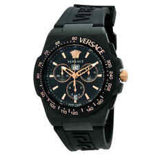 Relógio masculino Versace Greca Extreme cronógrafo quartzo mostrador preto VE7H00323 comprar usado  Enviando para Brazil