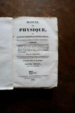 Manuel physique elemens d'occasion  Sainte-Suzanne
