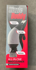 Escova de limpeza para churrasco Sizzle Buddy com raspador de aço inoxidável, usado comprar usado  Enviando para Brazil