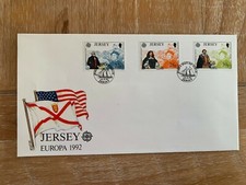 Jersey 1992 fdc for sale  WHITSTABLE