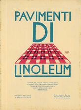 Pubblicità linoleum pavimenti usato  Mantova